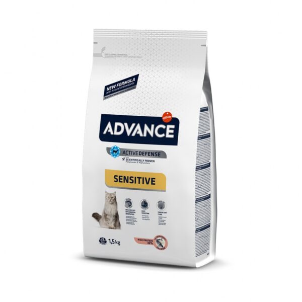 Advance Sensitive Somonlu Yetişkin Kedi Maması 1,5 Kg