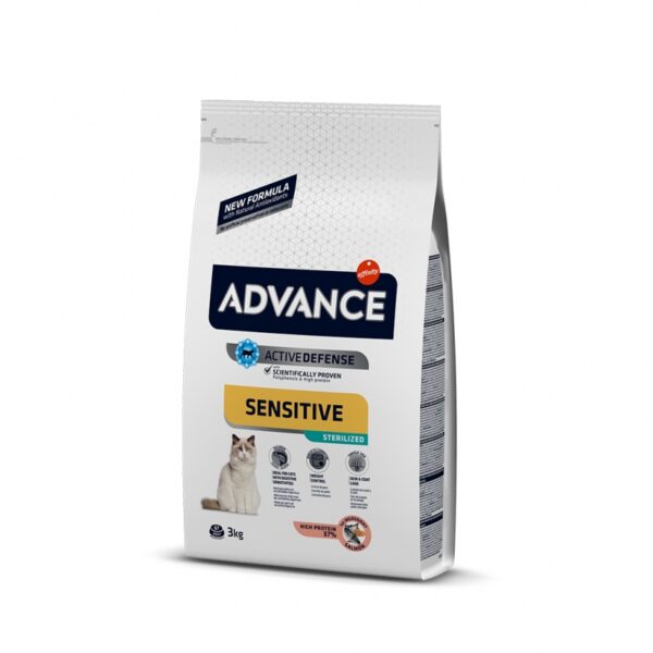 Advance Sterilized Kısırlaştırılmış Somonlu Kedi Maması 3 Kg