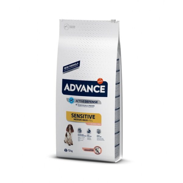 Advance Somon ve Pirinçli Hassas Medium Yetişkin Köpek Maması 12 Kg