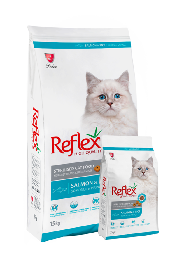 Reflex Somonlu Ve Pirinçli Kısırlaştırılmış Yetişkin Kedi Maması 15 Kg