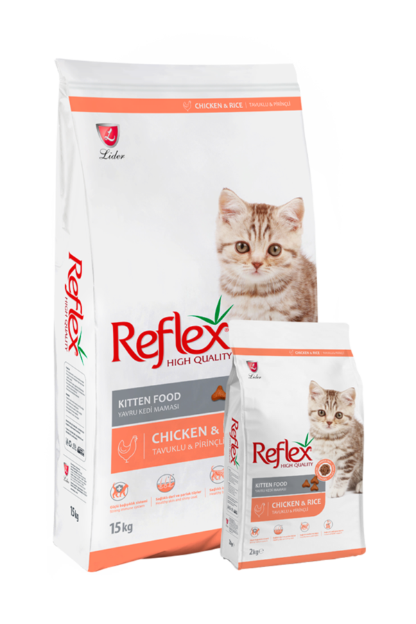 Reflex Tavuklu Ve Pirinçli Yavru Kedi Maması 1.5 Kg