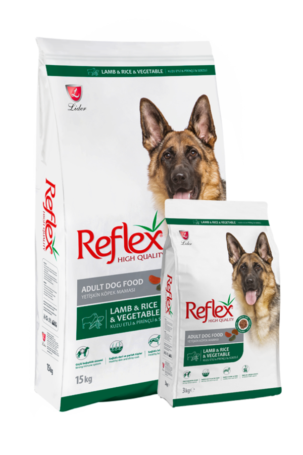 Reflex Vegetable Kuzu Etli ve Sebzeli Köpek Maması 3 Kg