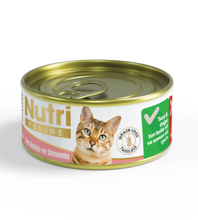 Nutri Ton Balıklı ve Somonlu Konserve Yaş Mama 85Gr